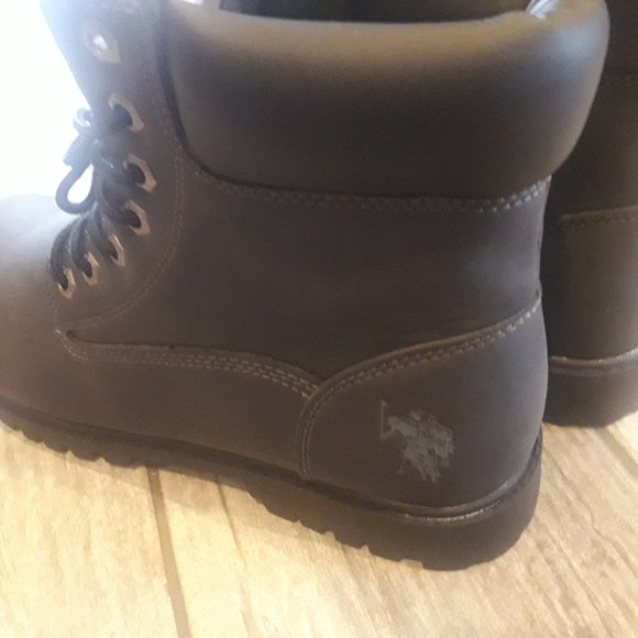 U.S. Polo Assn. Owen High Boots (Black) Size 10 - Picture 4 of 10